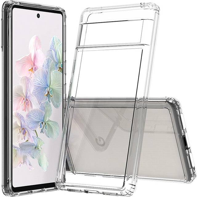 Google Pixel 7 Akryl Hybrid Bumper Skal - Genomskinlig