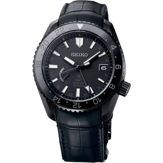 Seiko Watch Prospex LX Line GMT Mens - Black