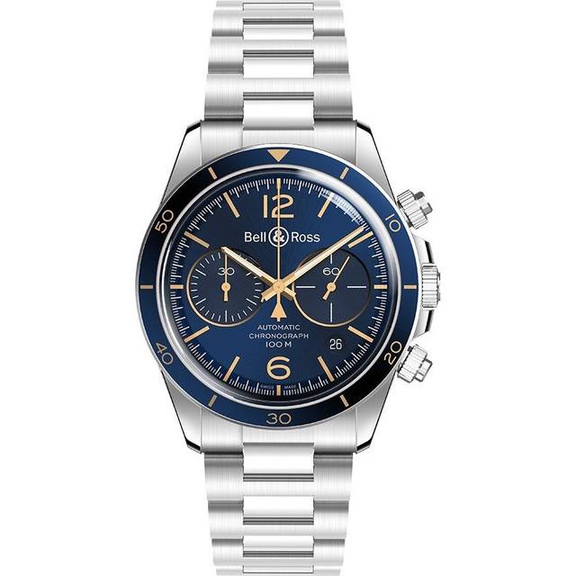 Bell & Ross Watch Vintage BR V2-94 Aeronavale - Blue
