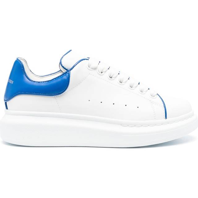 Alexander McQueen - Oversized low-top leather sneakers - women - Leather - 37.5 - White