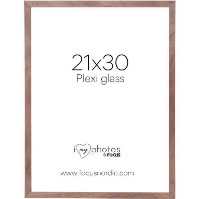 Focus Soul Walnut veneer 21x30 Plexi
