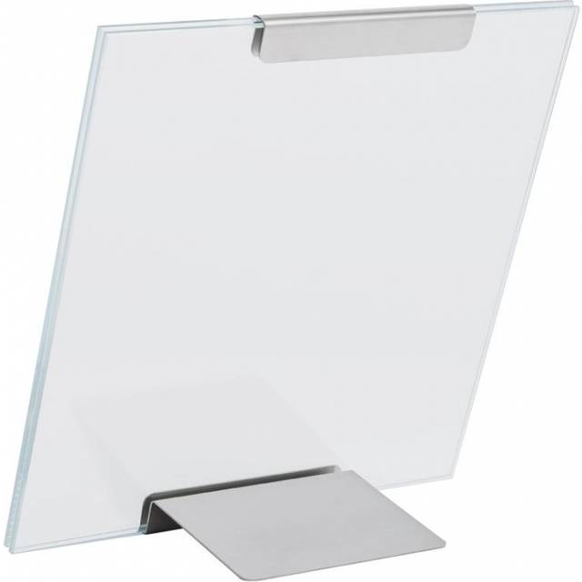 Danese - Galapagos Picture Frame L - transparent/edelstahl/satiniert/BxH 30x30cm - stainless steel (30.0 x 30.0cm)