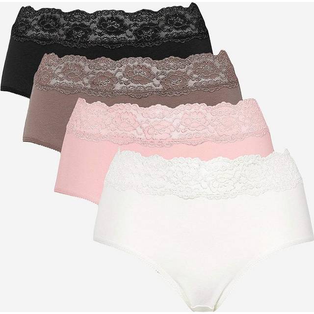 Miditrosa i bomull 4-pack