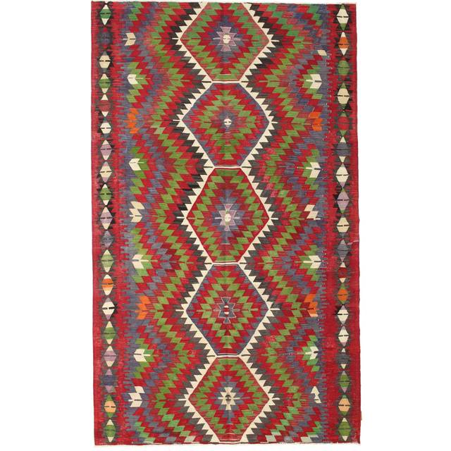 Kelim Vintage Turkisk Matta 184x305