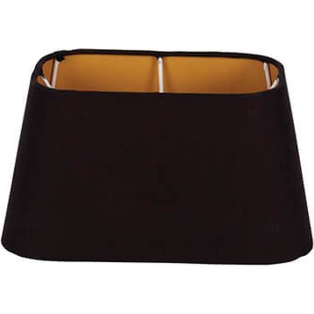 Leigh lampskärm svart - Svart / Guld (H: 14 x B: 25 x D: 20 cm)