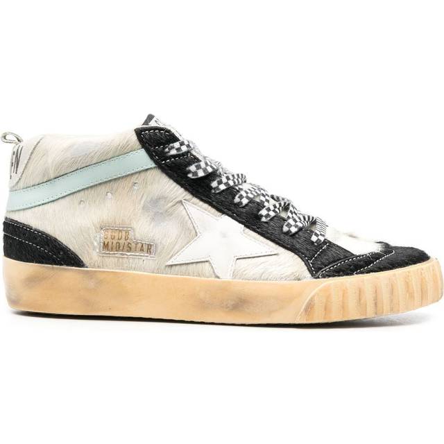 Golden Goose - Mid Star lace-up sneakers - women - Leather - 39 - Neutrals