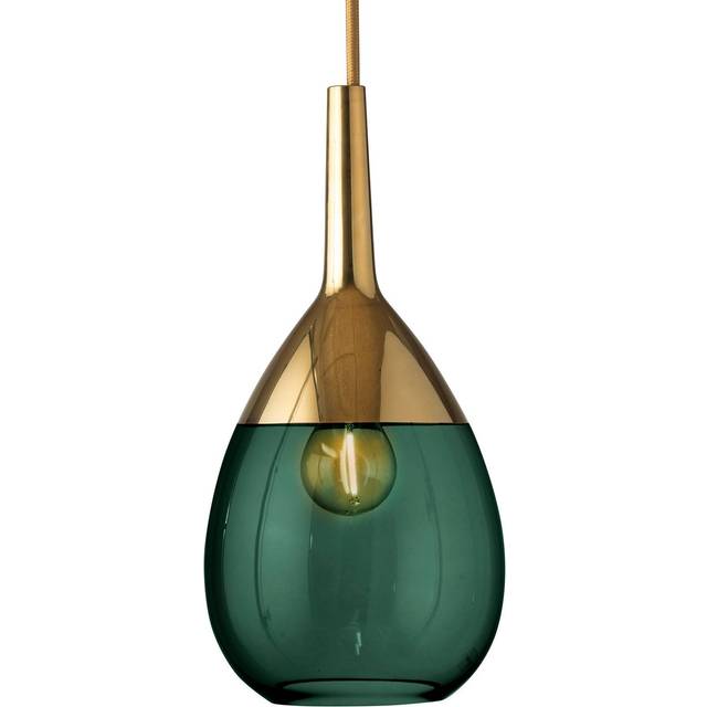 EBB & FLOW Lute S pendellampa guld murgröna