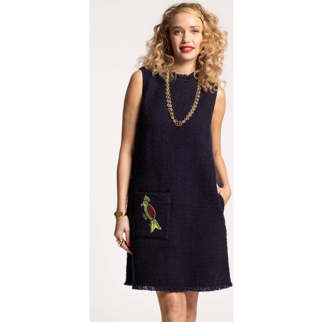 Frances Valentine Twiggy Fringe Shift Dress
