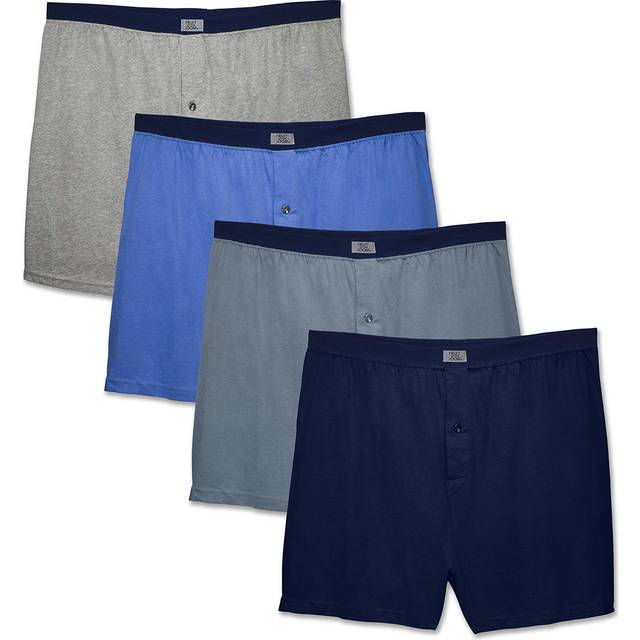 Fruit of the Loom Mens 5-Pack Soft Stretch Knit Boxer - colors May Vary  Assorted  Small