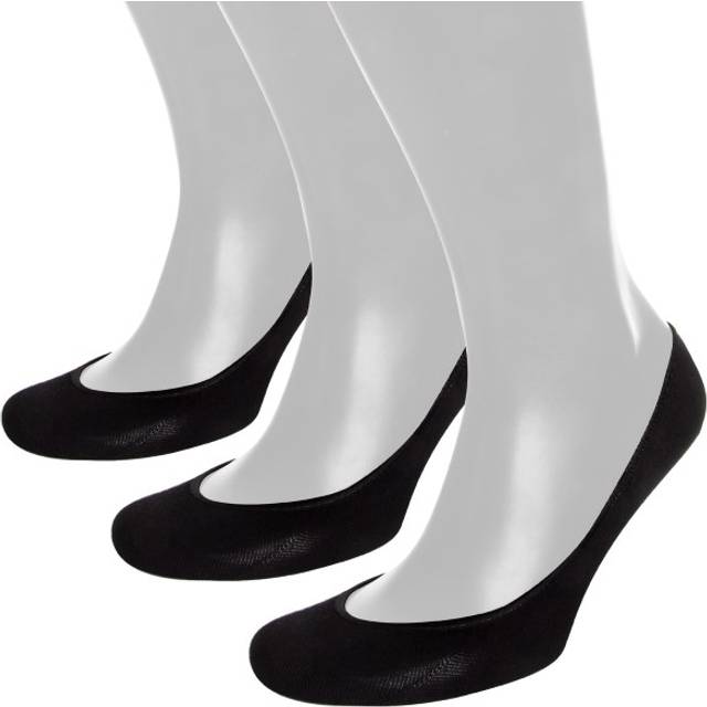 Pierre Robert 3-pack Cotton Steps Sock - Black - Strl 37/40 * Kampanj *