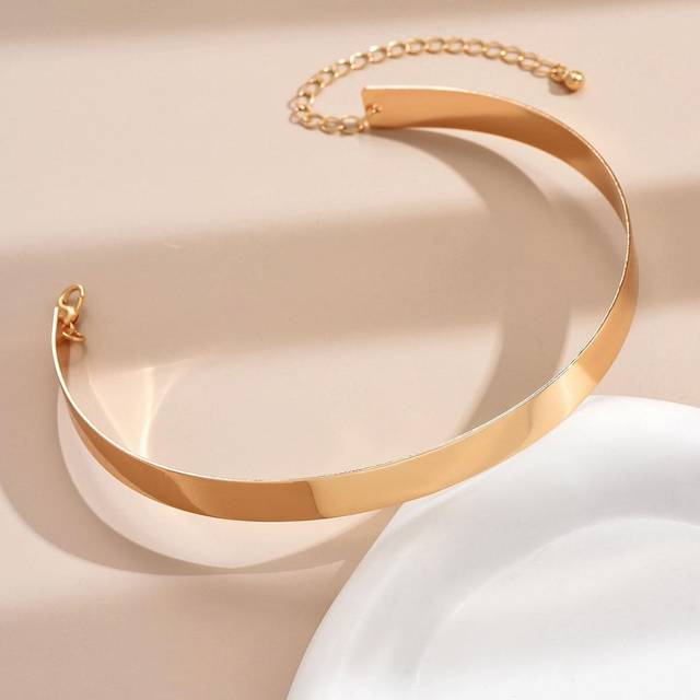 SHEIN 1pc Minimalist Solid Choker