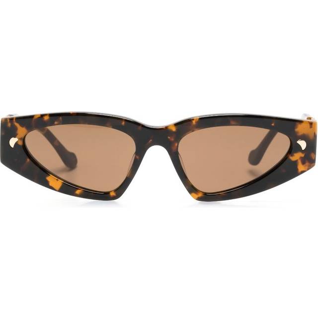 Nanushka - Emme cat-eye sunglasses - women - Resin/Acetate/oil - One Size - Brown