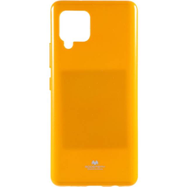 Mercury Samsung Galaxy A42 5G Skal Jelly Glitter Gul