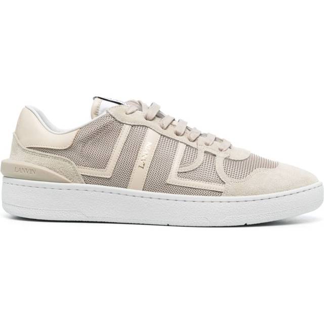 Lanvin - Clay mesh sneakers - men - Fabric/Fabric/Calf Suede/Rubber/Calf Leather - 40 - Neutrals