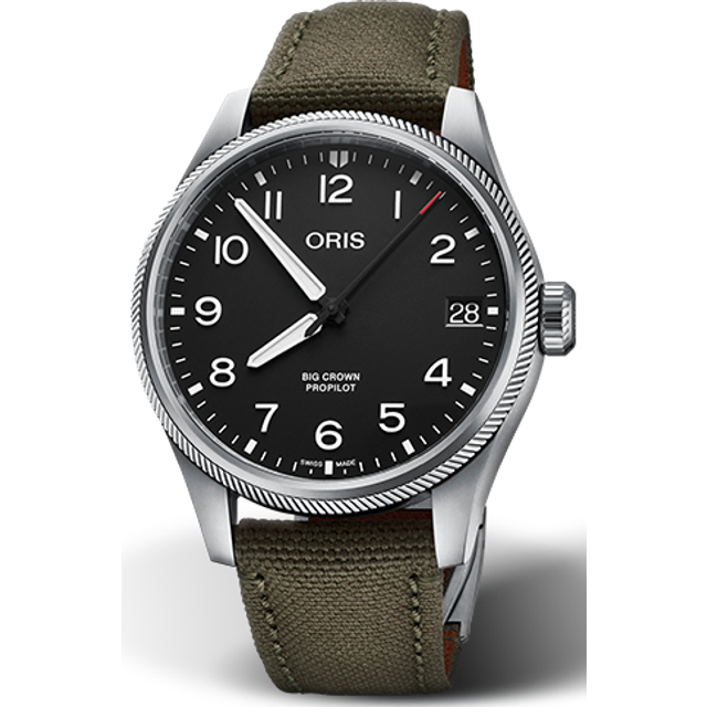 Oris Watch Big Crown ProPilot Big Date Textile - Black