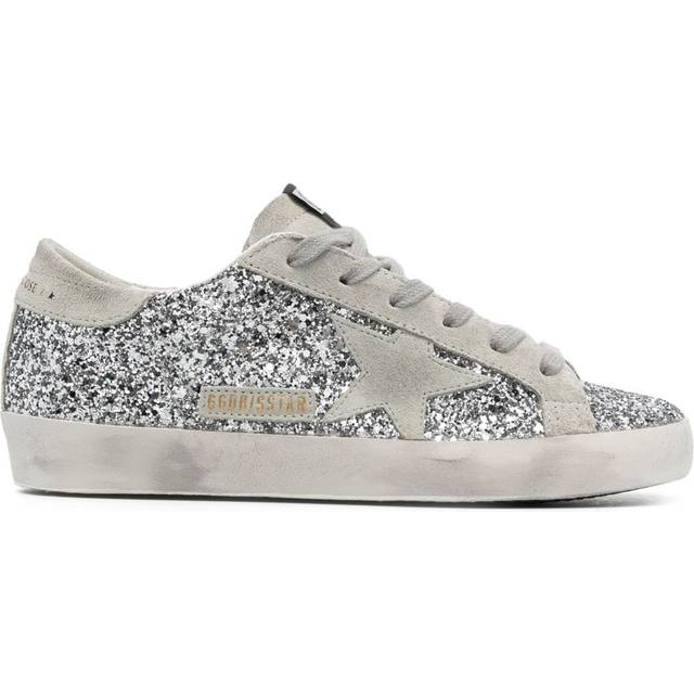 Golden Goose - Super-Star glitter sneakers - women - Polyethylene Terephthalate (PET)/Cotton/Cotton/Leather/Polyurethane/viscose/Polyester/Rubber - 38