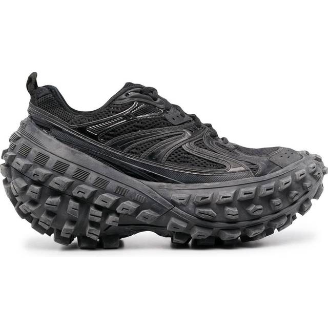 Balenciaga - Bouncer chunky-sole sneakers - women - Other fibres - 35 - Black