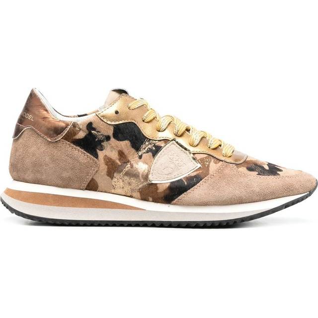 Philippe Model Paris - TRPX suede sneakers - women - Suede - 35 - Neutrals