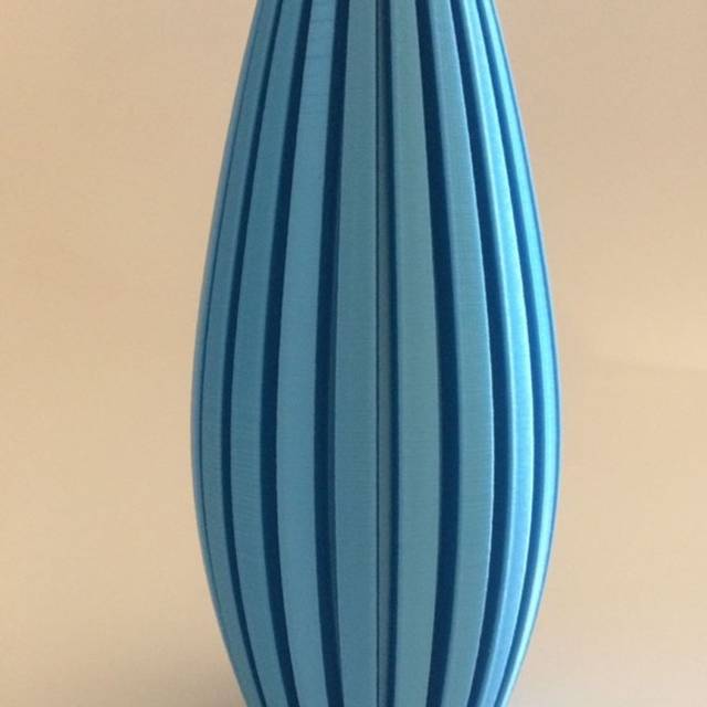 Vertical Vase 17cm - Blue