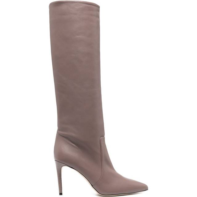 Paris Texas - 90mm leather knee-high boots - women - Calf Leather/Calf Leather/Calf Leather - 39 - Neutrals