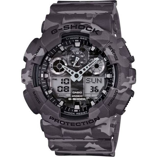 CASIO G-Shock Analog-Digital 'Black Grey' - black grey - Free