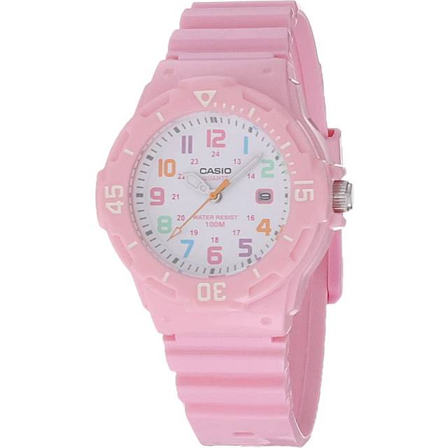 Casio Pink Resin Strap LRW-200H-4B2VDF LRW200H-4B2VDF Women's Watch