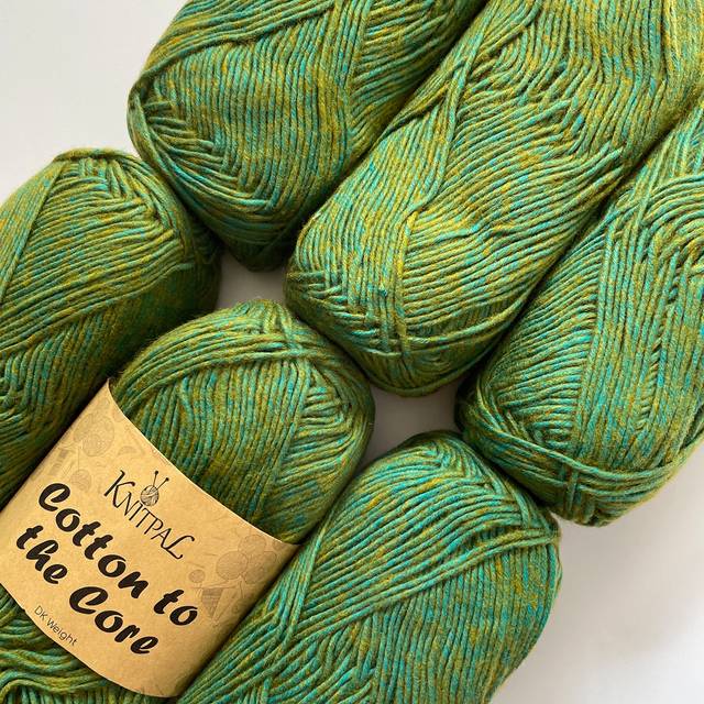 (GREEN ONLY) Cotton to The Core Knit & Crochet Yarn, 6 780 metres/300 3, Green)