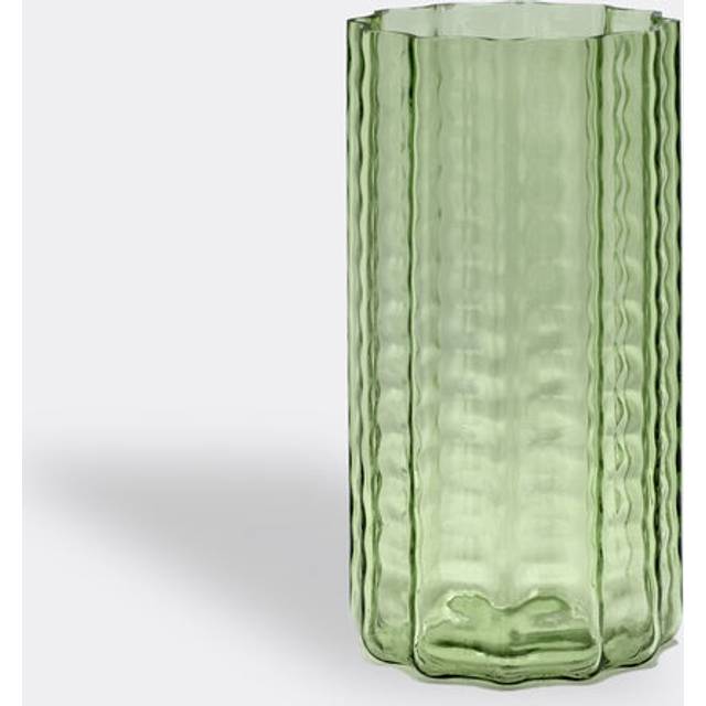 Serax Waves 02 vas 28 cm Green-clear - Grön