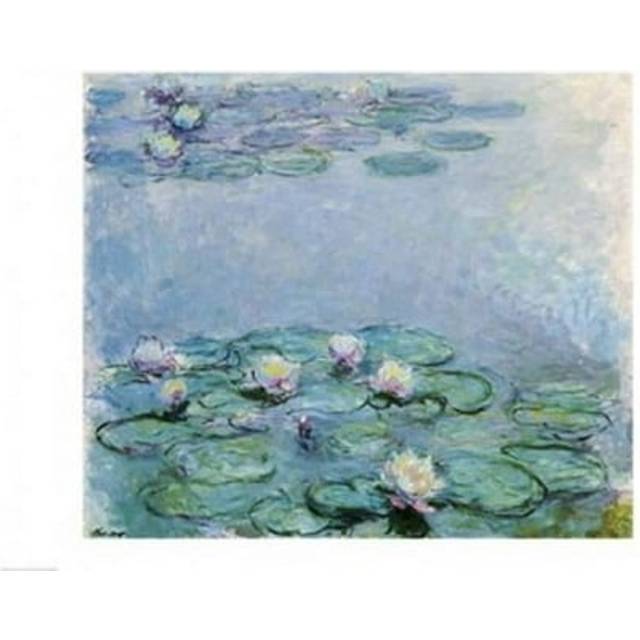 Water Lilies Poster Print by Claude Monet - 24 x 18 in.