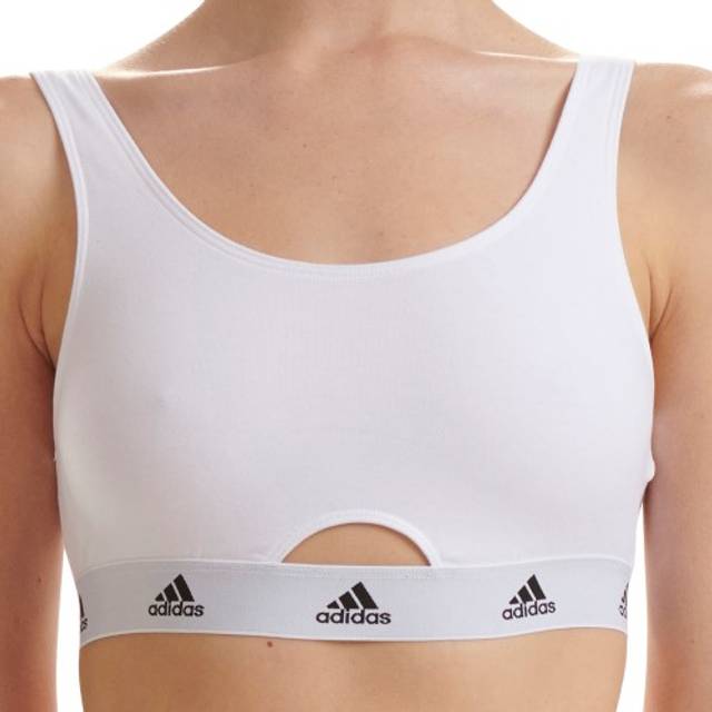 Adidas Scoop Bralette BH (dam) - White, L