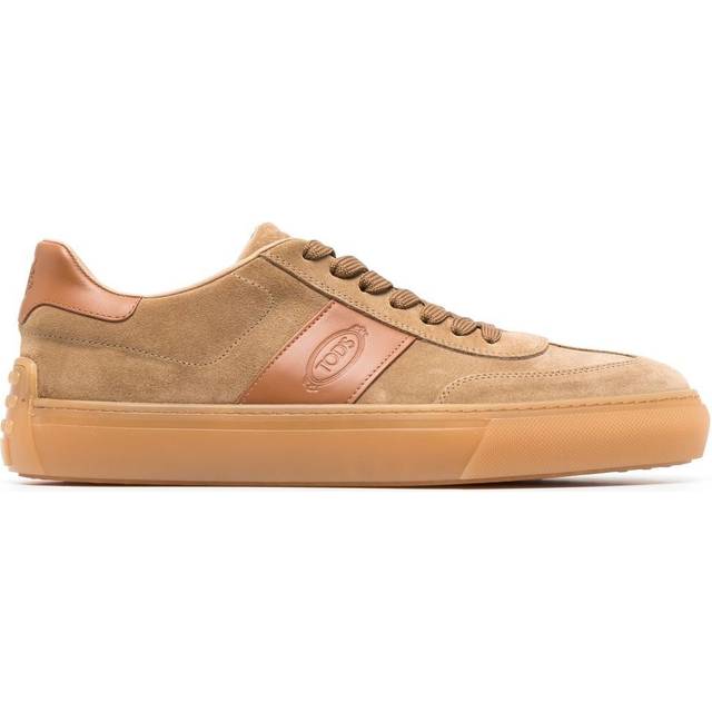 Tod's - suede low-top sneakers - men - Rubber - 9 - Brown
