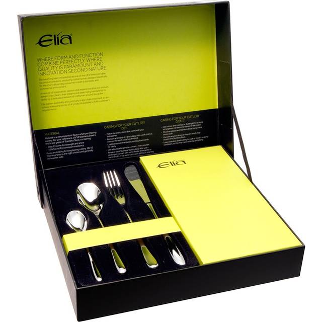 Liana 24 Piece 18/10 Stainless Steel Cutlery Set, Service for 6 - Silver (24)