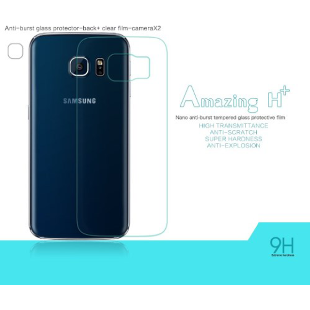 Samsung Galaxy S6 Edge Nillkin Fantastiskt+ skyddsglas för rygg