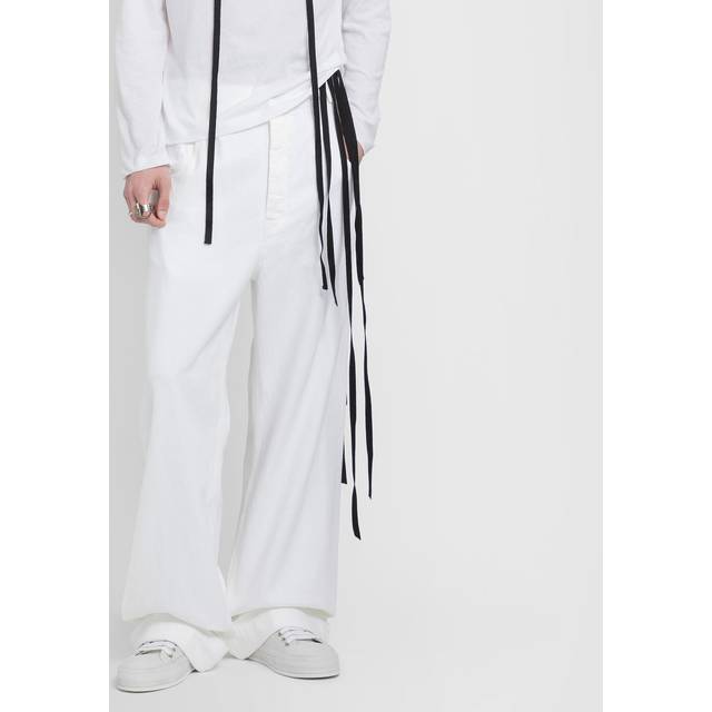ANN DEMEULEMEESTER MAN WHITE JEANS
