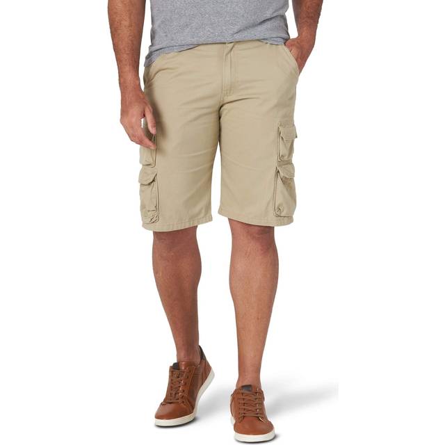 Wrangler Authentics Men's Premium Twill Cargo Short (Bennard)  Camel  30