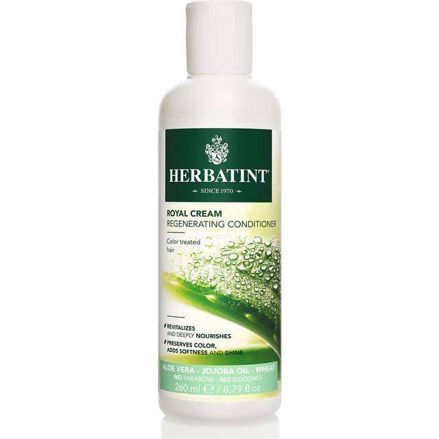 Herbatint Royal Cream Conditioner - With Aloe Vera  Jojoba Oil & Wheat Germ - Enhances Color  Softness & Shine - No Parabens  Sulfates  Gluten - 8.79