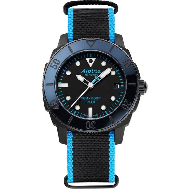 Alpina AL-525LBN3VG6 Damenuhr Seastrong Ladies Diver Comtesse Gyre 36mm 30ATM
