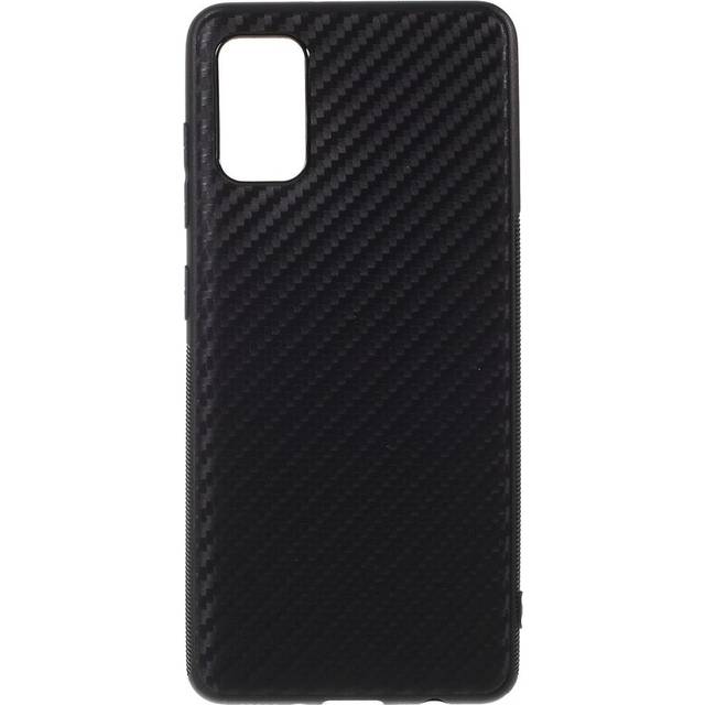 Samsung Galaxy A41 kolfiber flexibel plastskal - Svart