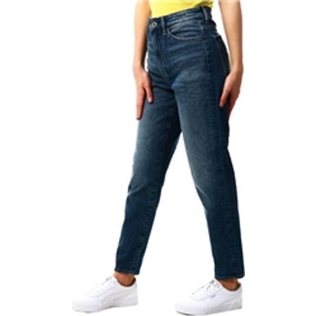 Gstar Faded Riverblue Janeh Ultra High Mom Ankle Jeans - 31R