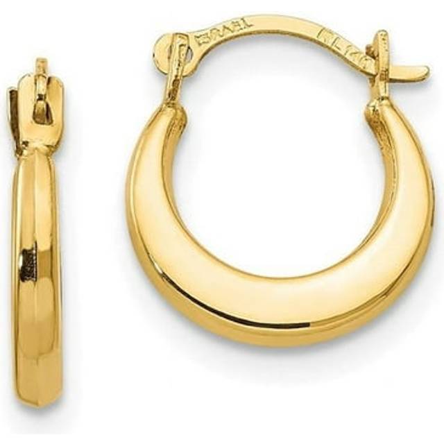 1.6 x 10 mm 14K Yellow Gold Madi K Small Hoop Earrings, Pair