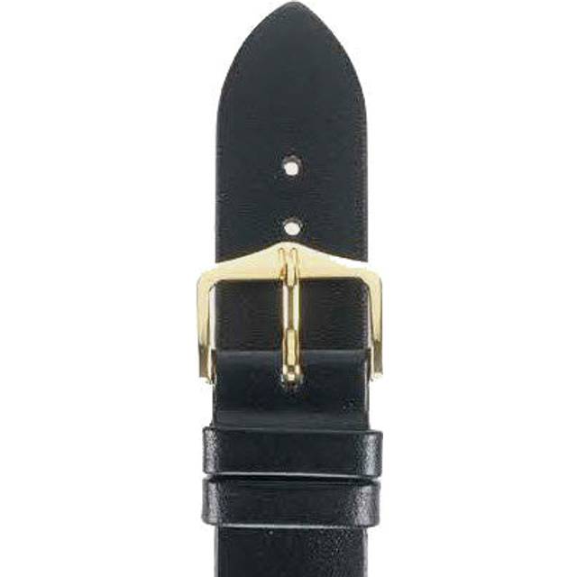 Hirsch Strap Diamond Calf Black Large 20mm - Black