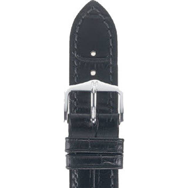 Hirsch Strap Duke Black Large 20mm - Black