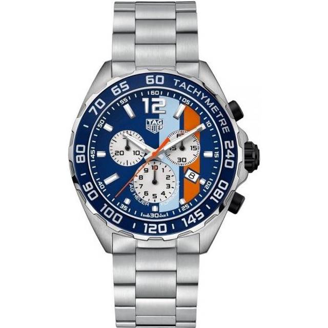 TAG Heuer Watch Formula 1 Chronograph Gulf Special Edition - Blue