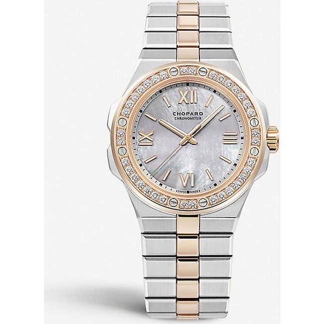 Chopard Womens R Gld/s Steel/whte 298601-6002 Alpine Eagle Automatic 18ct Rose-gold, Lucent Steel A223 and Diamond Watch - R Gld/S Steel/Whte