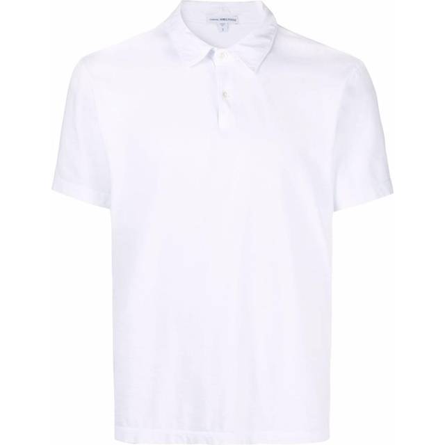 James Perse - short-sleeved cotton polo shirt - men - Supima Cotton - 0 - White