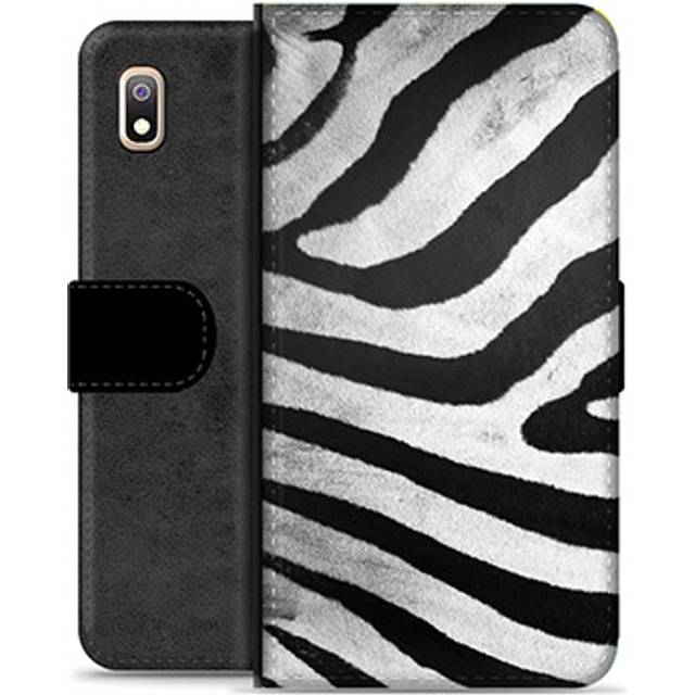 Samsung Galaxy A10 Premium Plånboksfodral - Zebra
