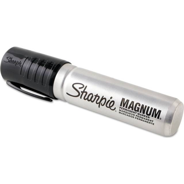 Sharpie 44001BX Magnum Permanent Marker  Black  12/Box