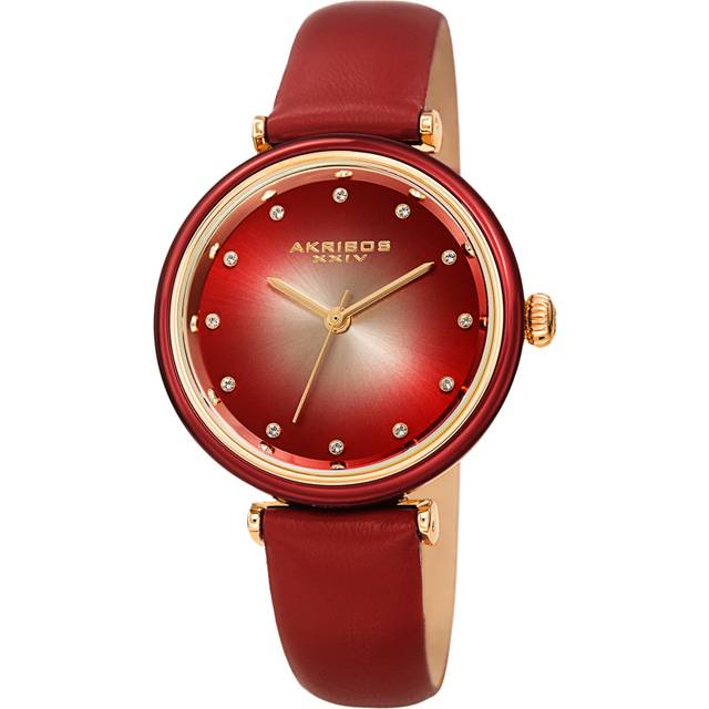 Womens Velmira Shine 34mm Quartz - Red - One Size