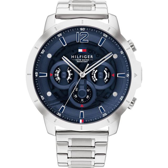 Tommy Hilfiger Men's Stainless Steel Case and Link Bracelet Watch Col