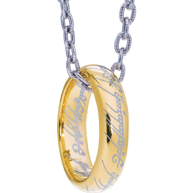 Lord of the Rings | The One Ring Etched Silver with Chain
